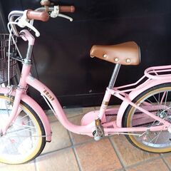 自転車　イタル　18インチ　ピンク　女の子　美品　室内保管