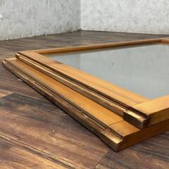 🔷🔶🔷　WY12/24【H176,5cm×W81cm】ガラス 古い 木枠 引き戸 古建具 ガラス戸 玄関戸 古民家 リフォーム DIY レトロ アンティーク★直接引取限定〇🔷🔶🔷