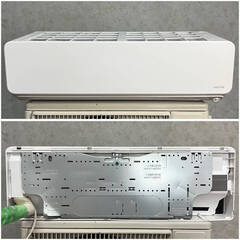 🔷🔶🔷　WY13/5 富士通ゼネラル FUJITSU ルームエアコン AS-D280JTK 室外機 AO-D280JTK 2020年製 おもに10畳用 リモコン付き ※難あり※ガス無〇🔷🔶🔷