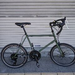20吋 スポーツミニベロ 14speed/マットカーキ