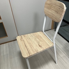IKEA ダイニングテーブル伸長式 椅子4脚セット