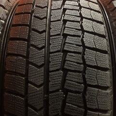 【未走行に近い】DUNOP WINTERMAXX WM02 205/55R16 16インチ スタッドレス 4本 21年製 オーリス インプレッサ リーフ等　(VTM054)