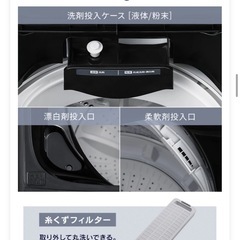 アイリスオーヤマ　洗濯機　5kg ホワイト