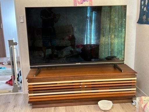 ☆再出品☆全て完動清掃済2015年60インチAQUOS・テレビ台ボード及びデジタル機器3点まとめ売り