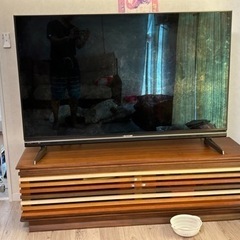 ☆再出品☆全て完動清掃済2015年60インチAQUOS・テレビ台ボード及びデジタル機器3点まとめ売り