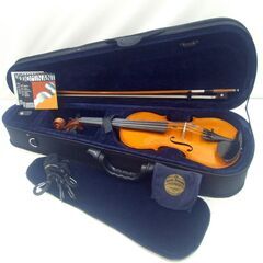 メンテ済 フランス製 分数 1/2 バイオリン Jerome Thibouville-Lamy JTL 1900年頃 裏板1枚 Mirecour ARCHET A TOKYO フェルナンブーコ弓 発表会 コンクールに!! ドミナント ガルネリタイプ顎当て モダンバイオリン 全国発送対応 中古バイオリン 名古屋近郊 愛知県清須市にて試奏可能 手渡し可能 管理（カ）T8332