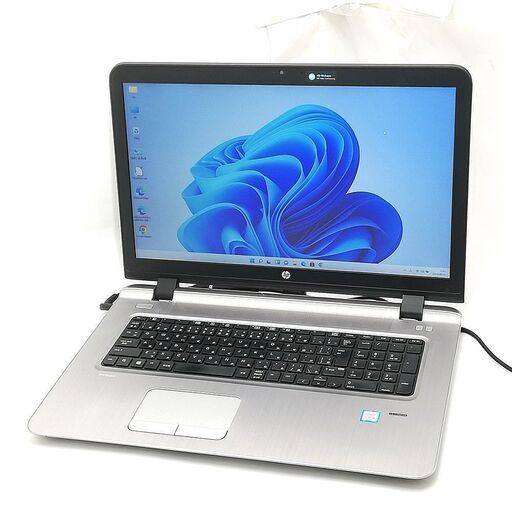 激安 高速SSD Windows11済 17.3型ワイド 大画面液晶 ノートパソコン HP 470 G3 中古美品 第6世代Core i3 DVDRW Bluetooth Webカメラ Office