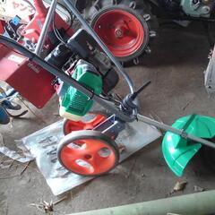 カワサキ　手押し草刈機