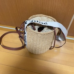 【chloe】WOODY スモールバスケット