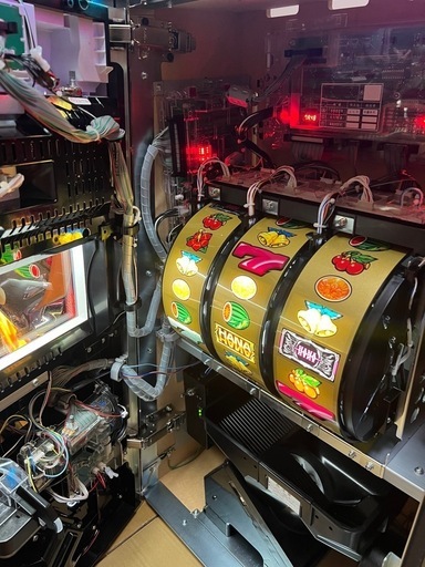 パチスロ実機 ハナハナ鳳凰天翔 コイン不要機付 ハナハナ天翔 不要機