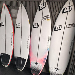 サーフボード4本 ジャンク ライダー使用 中上級向け 看板やリペア用に