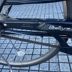 【27インチ自転車】内装3段変速　LEDオートライト付　滑らかなベルト駆動❗️前後タイヤ、前カゴ新品❗️若林自転車　浜大津店　SALE中❗️