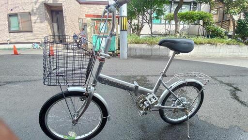 札幌市内配送無料　ダンロップ折り畳み自転車２０インチ