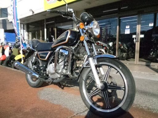 NO.5122　ＧＮ１２５ー２F　空冷４サイクル単気筒　ギヤポジションインジケーター　リヤキャリア付き　ブラック　☆彡