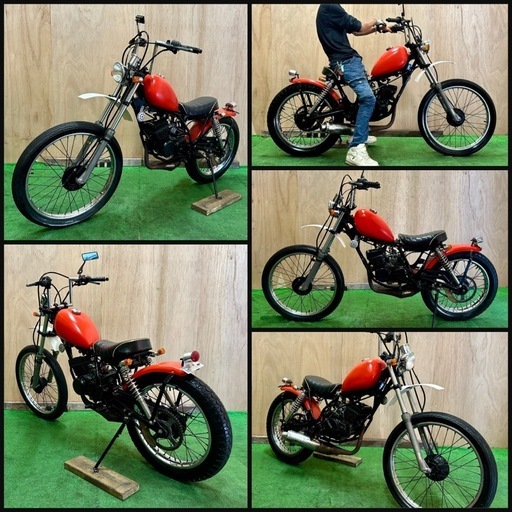 ★長野県の方限定送料無料★【動画あり】★ホンダ TLM50★ 実動 旧車 希少車 AD07 原付 2サイクル チョッパー フルサイズ オフロード アメリカン APE DT50 ハスラー ☆長野県の方限定送料無料☆【動画あり】☆ホンダ TLM50☆ 実動 旧車