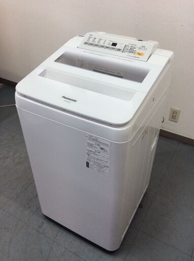 （9/8受渡済）YJT9357【Panasonic/パナソニック 7.0㎏洗濯機】美品 2018年製 NA-FA70H6 家電 洗濯 簡易乾燥付