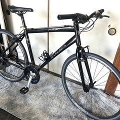 TREKクロスバイク27インチSHIMANO 24段変速マットブラック