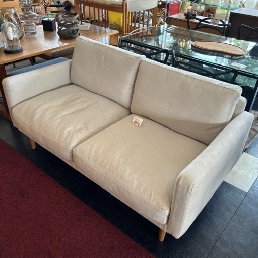 モモナチュラル KALEVI STANDARD SOFA WOOD LEG カレビ ソファ ソファー 2人掛け ウッドレッグ シンプル おしゃれ ナチュラル