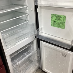 【1年保証】 冷蔵庫 IRIS OHYAM IRSD-14A-B