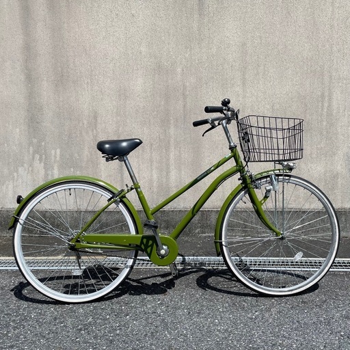 【お譲り先決定】26インチ変速なしおしゃれカラーの自転車
