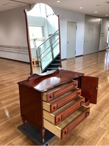 アンテークドレッサー〈一面鏡〉　【町田市再生家具】　241345 アンテークドレッサー〈一面鏡〉 【町田市再生家具】 241345