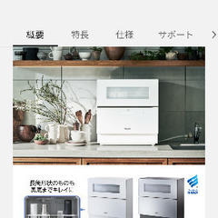 家庭用食洗機/食器洗い機　Panasonic NP-TZ300