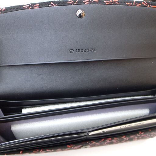 143/608 印傳屋 印伝屋 長財布 トンボ柄 未使用品 インデンヤ 印傳屋