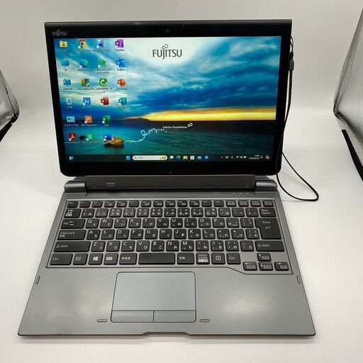 タッチ バッテリー◎ フルHD 13 富士通 2in1 タブレットPC ARROWS Tab 