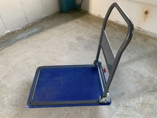 【中古】石川製作所  ペダルブレーキ付台車（折りたたみハンドル） 荷重150㎏
