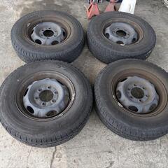 195/80R15 キャラバン　VW2E26 タイヤ&ホイール　...