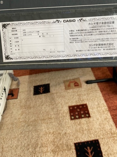 カシオ　光ナビゲーションナビ　キーボード\n