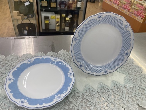 【ドリーム川西店御来店限定】 HUSTCHENREUTHER エステール 21cmペアプレート/中古品【2003249255625605】