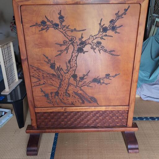 衝立(両面絵柄あり)