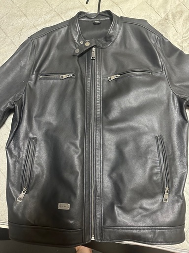 本日引き取り限定割引‼️新品未使用‼️高級革ジャン
