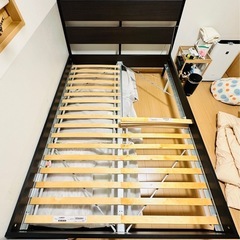 IKEA TRYSIL ダブルベッド フレーム 引取りのみ