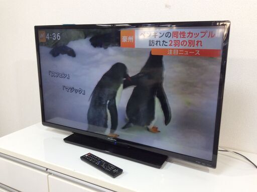 YJT9366【FUNAI/フナイ 40インチ液晶テレビ】美品 2019年製 FL-40H1010 家電 映像機器 テレビ