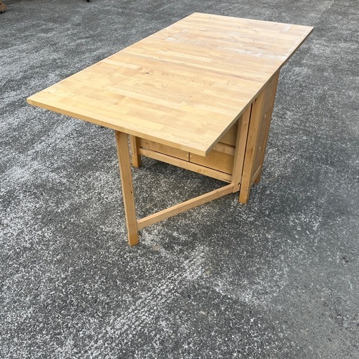 ★IKEA イケア NORDEN ノールデン ゲートレッグテーブル アンティークステイン 北欧 バタフライテーブル ダイニングテーブル 無垢材★