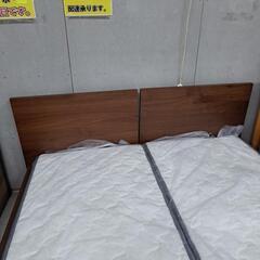 値下げ36,000円‼️美品 激安 セミシングル2点/クィーンベッド マット 