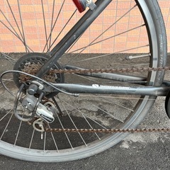 クロスバイク　黒　