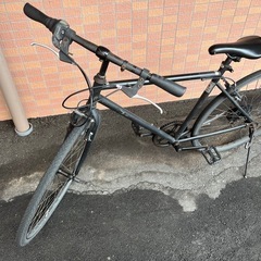 クロスバイク　黒　