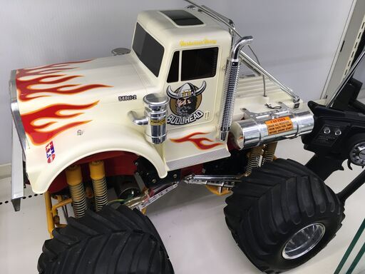 TAMIYA 1/10 電動RC4X4X4カー モンスタートラック BULLHEAD  ジャンク