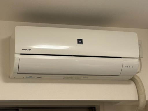 新古品 SHARP 壁掛けエアコン 6畳用 AY-J22S-W 2019年製 プラズマクラスタ－7000搭載