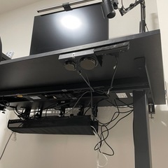 ゲーミングモニター 電動昇降式デスク マイク ミキサー