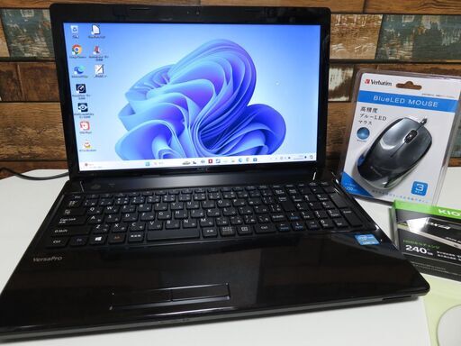 超美品！◇最新windows11ノートPC◇快適！高速起動\u0026webカメラ付き◇年賀状作成OK◇爆速新品SSD+高性能core i3◇NEC VK24L-F/メモリ4GB/office/無線LAN/15.6型ワイド/N151