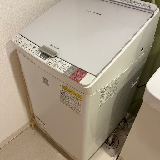 ふっくら　シャープ洗濯乾燥機　2015年es-gx8e3-p
