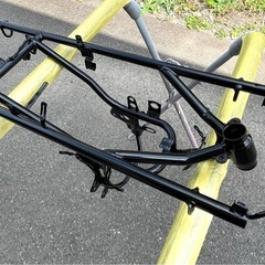 モトコンポ　フレームブラスト&塗装します。　※中古フレーム販売では御座いません。