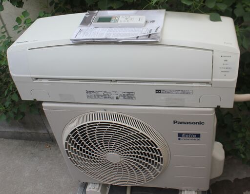PANASONIC エオリア 冷暖エアコン ナノイーX お掃除ロボット  2.8kW 8畳-12畳 2019年製 Used・良品