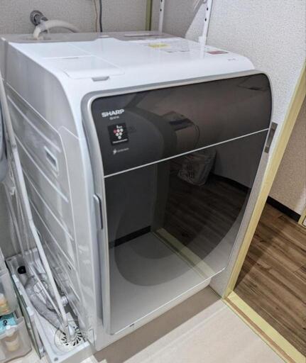 ◆SHARPヒートポンプ式ドラム型洗濯機 ◆2023年製◆使用期間6ヶ月程◆美品
