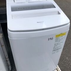 NO 390 🌈福岡市内配送設置無料✨🌈 NA-FW80S5-W 縦型洗濯乾燥機  