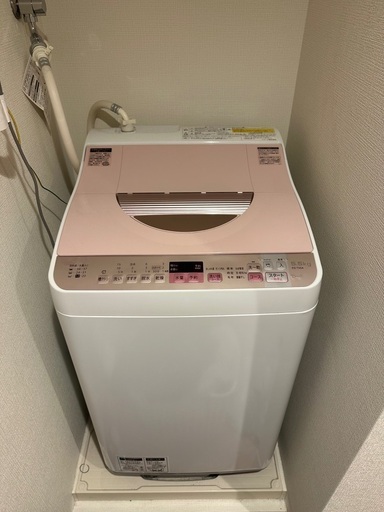 [取引確定] 乾燥機能付き洗濯機_SHARP 5.5Kg